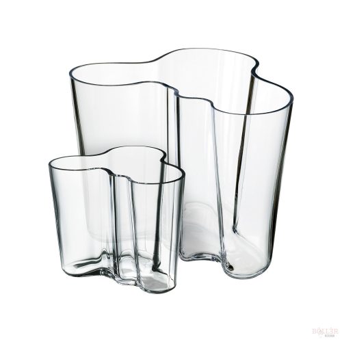 IITTALA Aalto váza készlet 160+95 mm, átlátszó