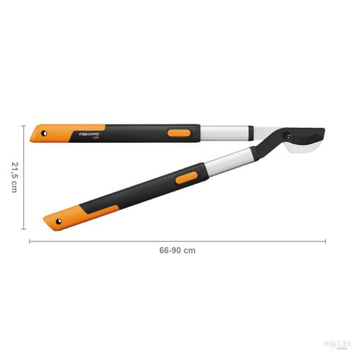 FISKARS SmartFit teleszkópos ágvágó, horgos pengével (M-L) L86