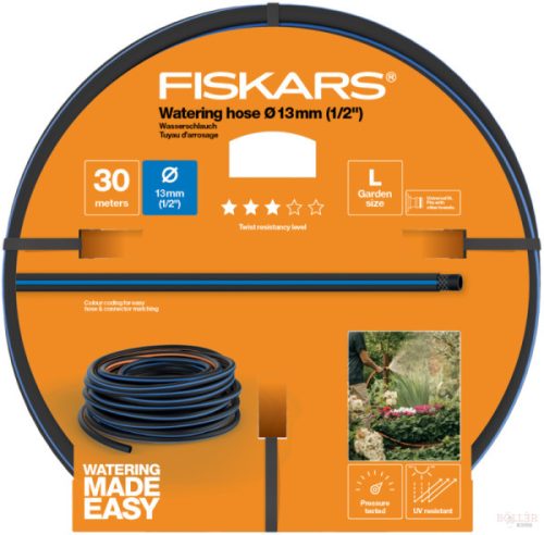 FISKARS Solid locsolótömlő 13 mm (1/2") 30 m Q3