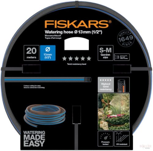 FISKARS Performance locsolótömlő 13 mm (1/2") 20 m Q5