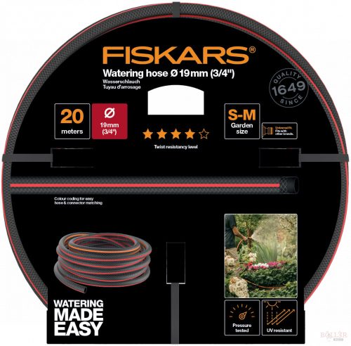 FISKARS Comfort locsolótömlő 19 mm (3/4") 20 m Q4