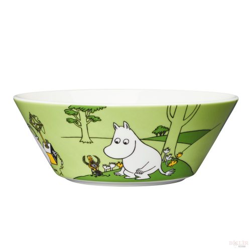 ARABIA Moomin tál 0,3 L, Moomintroll, zöld