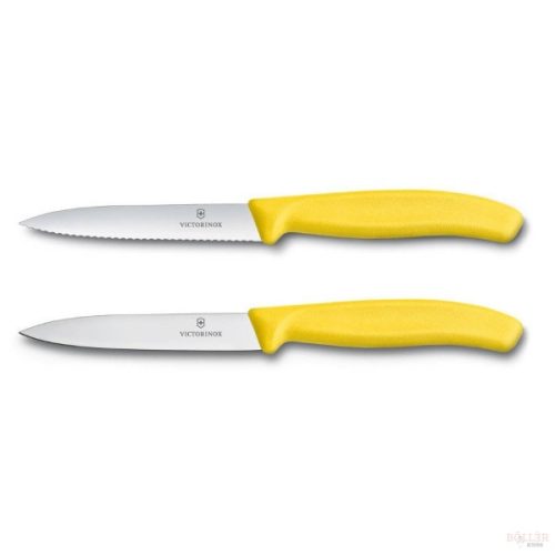 VICTORINOX Swiss Classic késkészlet (10 cm) 2 részes, sárga