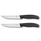 VICTORINOX Swiss Classic steak kés (12 cm) 2 részes, fekete