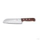 VICTORINOX Swiss Wood santoku kés, barázdált pengével (17 cm)